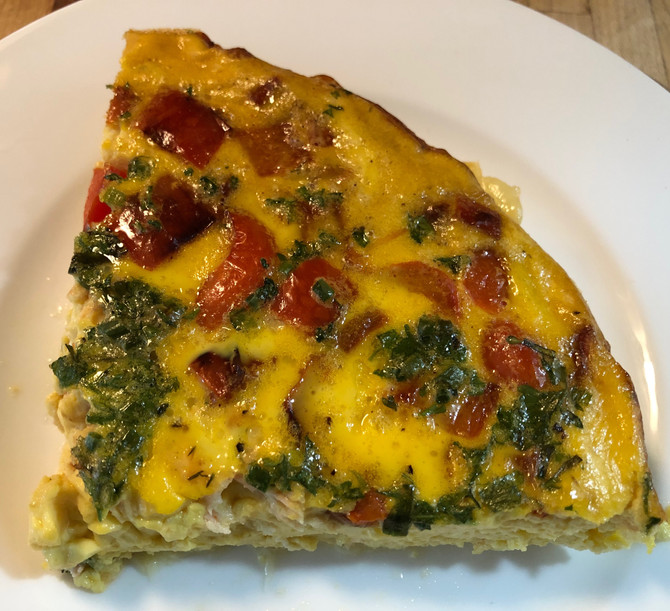 Provolone Crust, Salmon, Red Pepper Quiche, Or Your Crust Of Choice!!