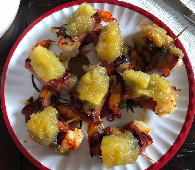 Holiday Party Worthy Turkey Bacon Wrapped Shrimp So Easy!!