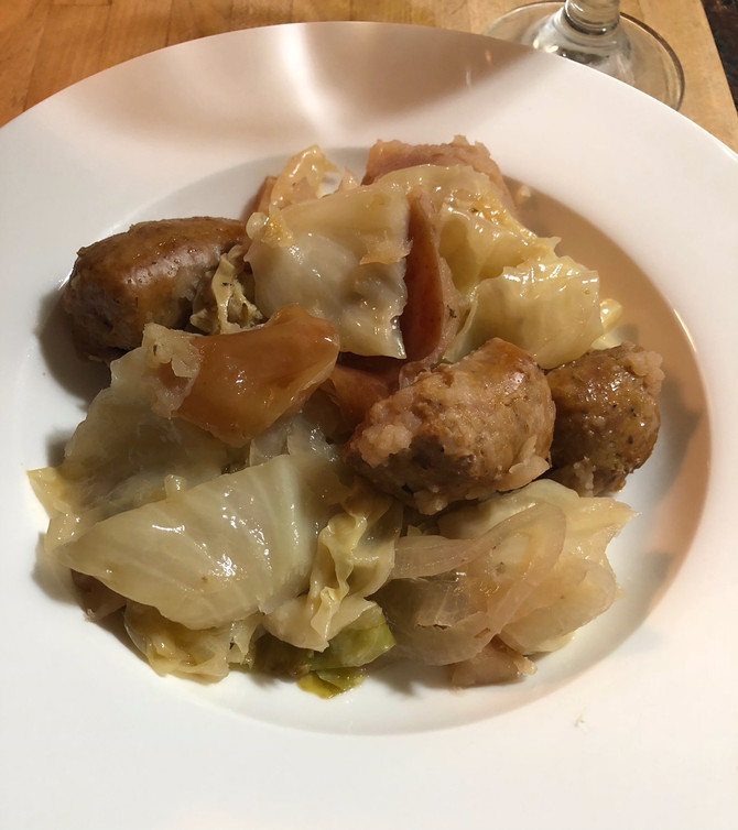When Sausage Met Cabbage Who Invited Apple And Her Friends!!