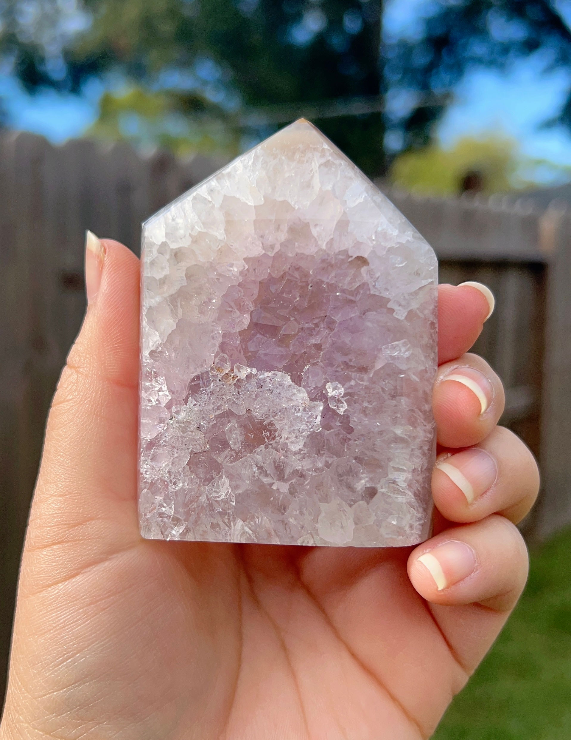 Amethyst Druzy Tower