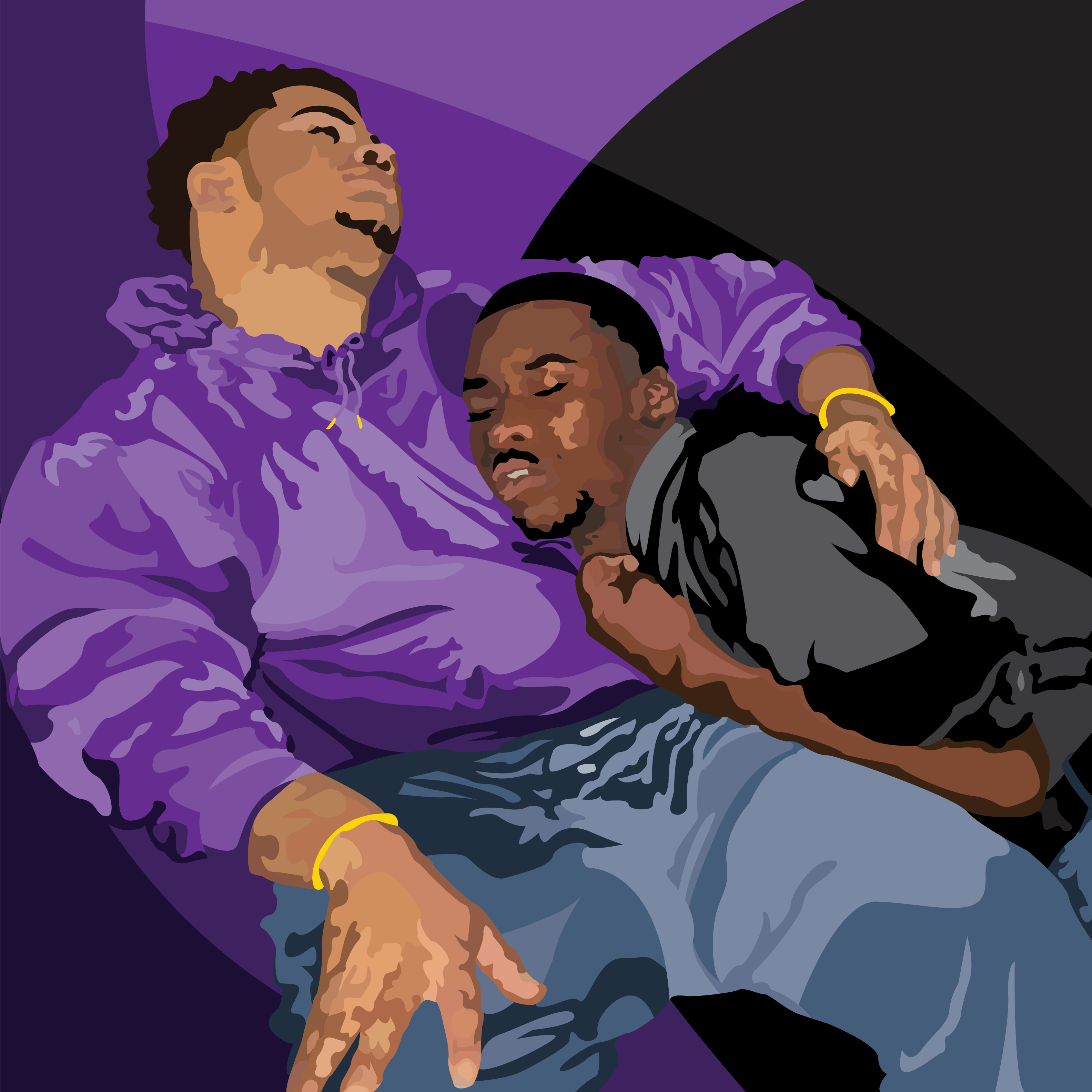 “Nurturing Violets: schlumped with my bro”, 2023
