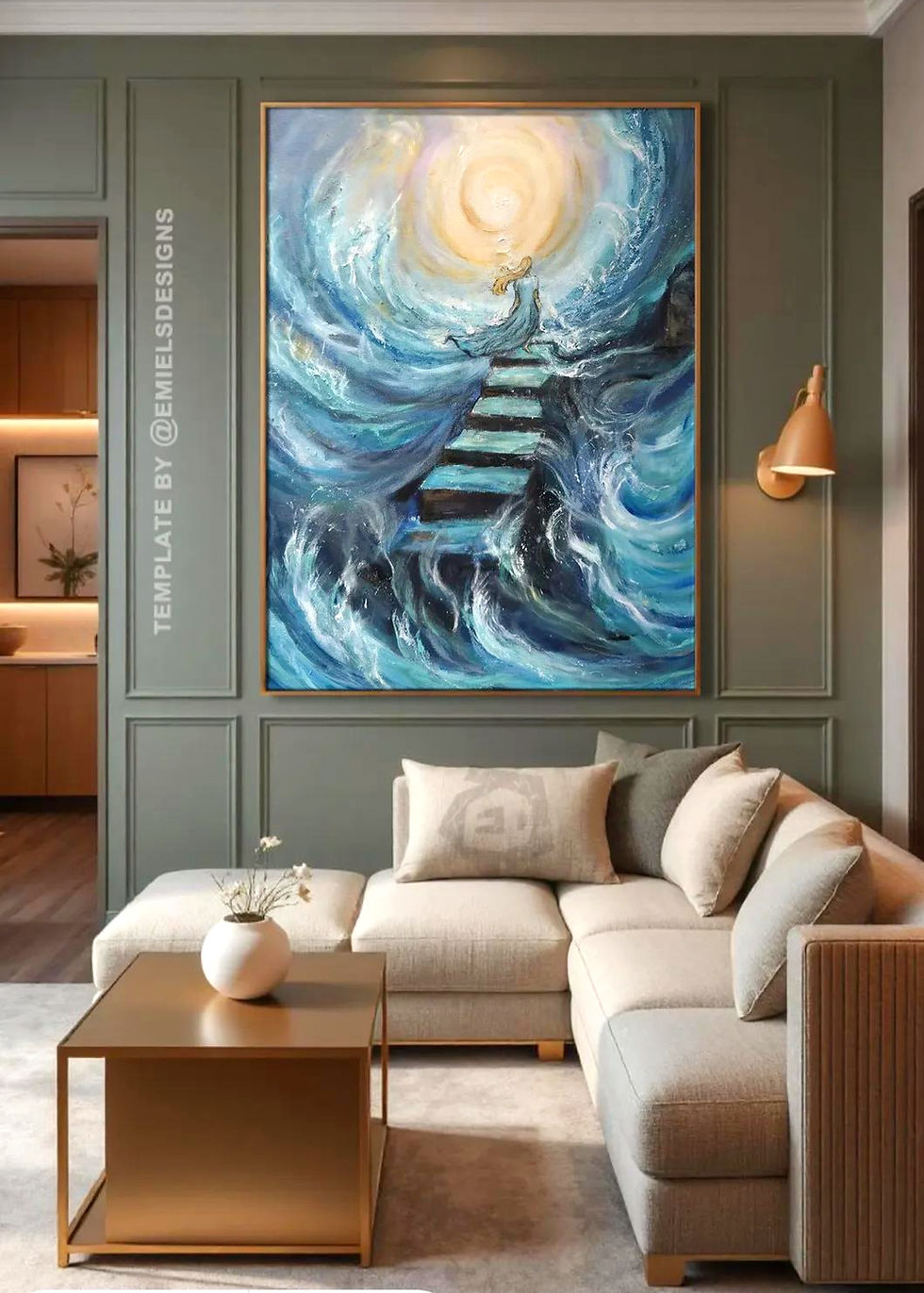 Thumbnail: Path into the light  - healing artwork