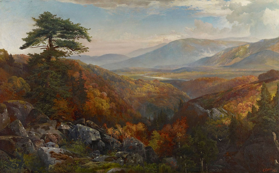 Valley of the Catawissa in Autumn — Thomas Moran, circa 1862 — fine art print from Field & Found
