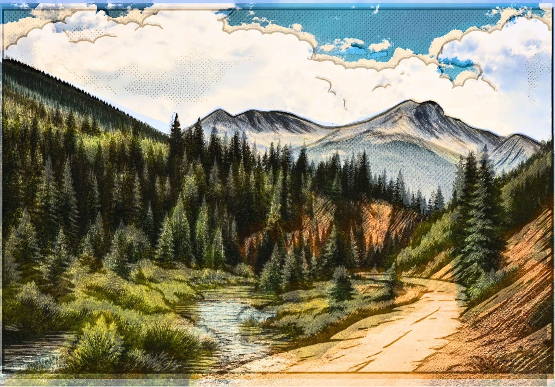Mount Jaunt (Mountjaunt) — fine art print from Field & Found