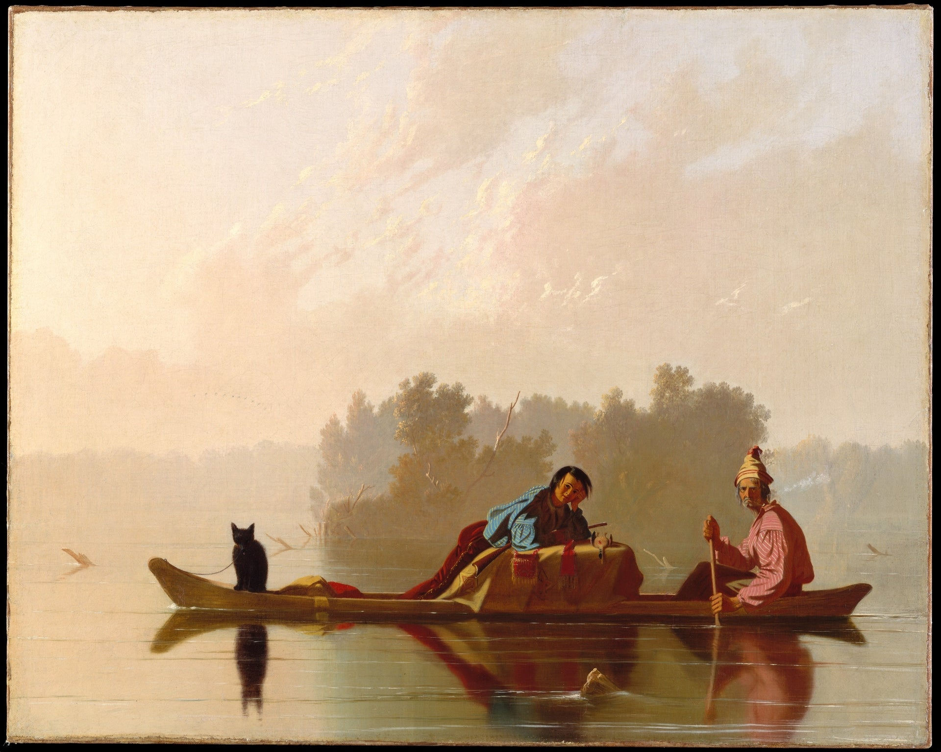 Fur Traders Descending the Missouri — fine art print from Field & Found