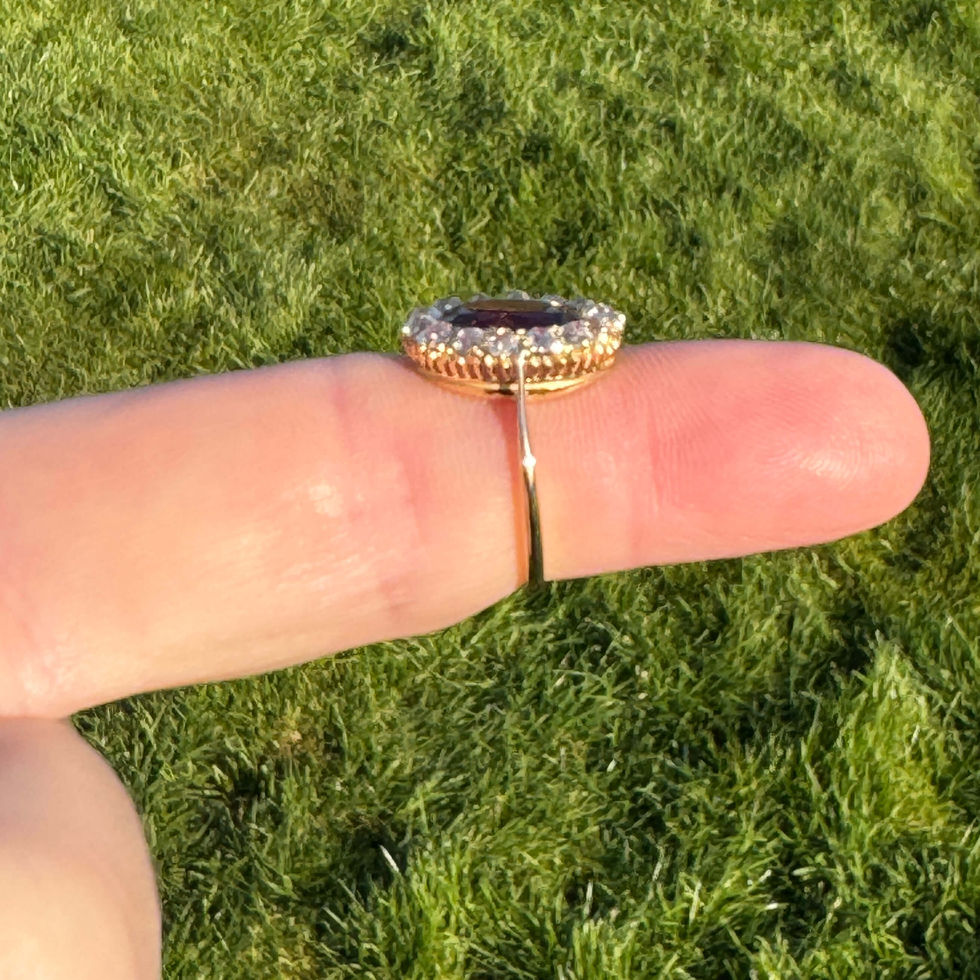 Vintage Garnet and Diamond Jewellery Shrewsbury