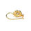 Thumbnail: Gold Diamond Cluster Earrings UK
