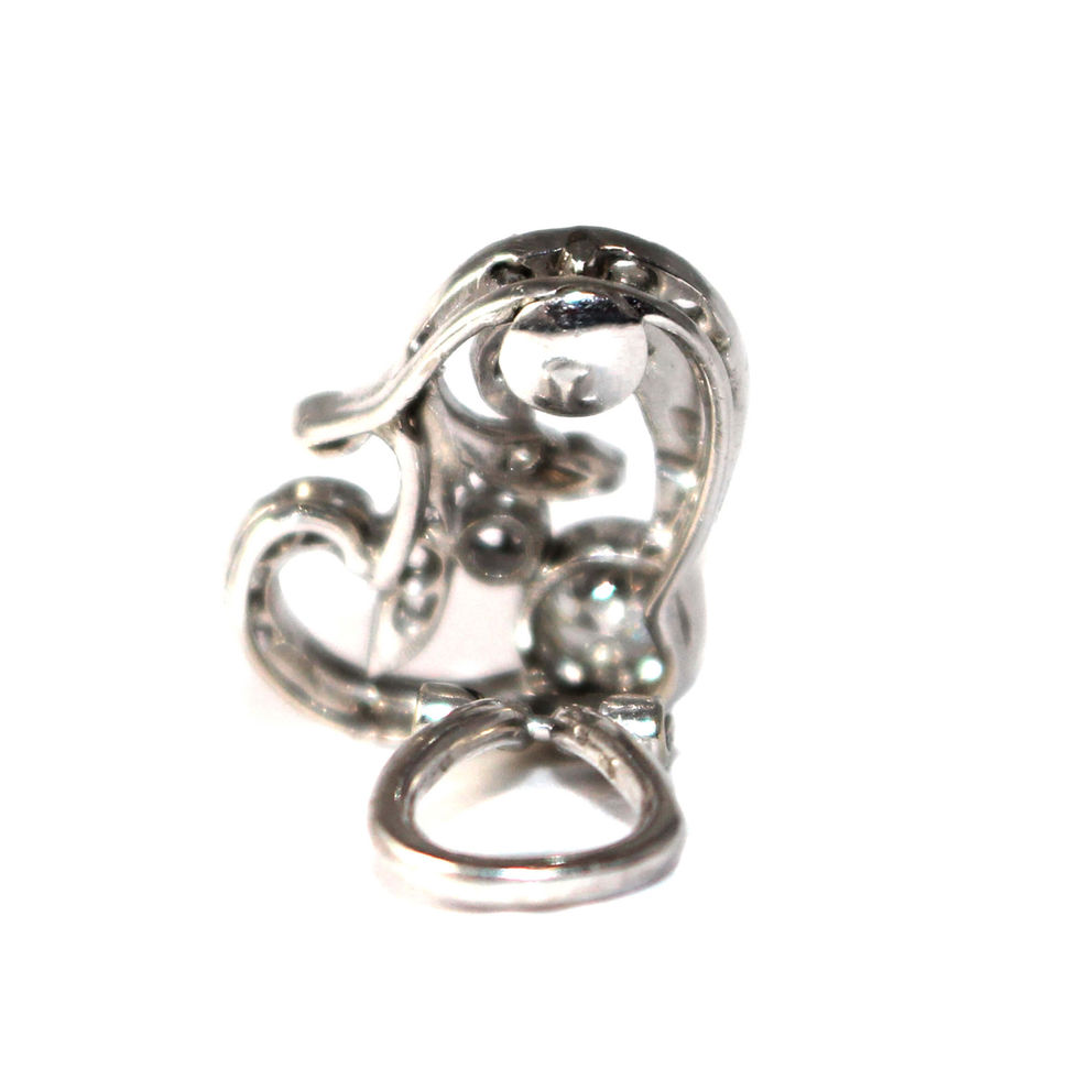 Vintage Diamond Clip Earrings UK