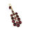 Thumbnail: Georgian Flat Cut Garnet Earrings