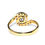 Thumbnail: Edwardian Diamond Swirl Ring; French c.1920