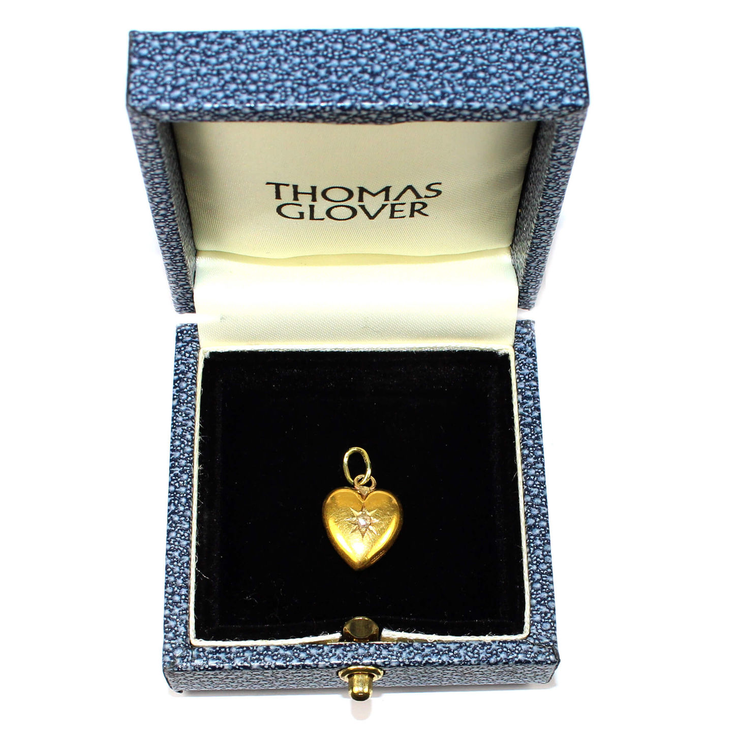Edwardian gold heart pendant