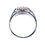Thumbnail: Art Deco Sapphire & Diamond Ring c.1930