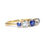 Thumbnail: Art Deco Sapphire Diamond 5 Stone Ring