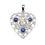 Thumbnail: Art Deco Diamond Heart Pendant