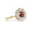 Thumbnail: Art Deco Spinel Cluster Ring UK
