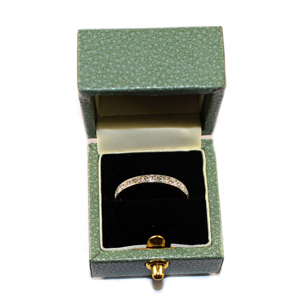 Vintage Diamond Eternity Ring size Q