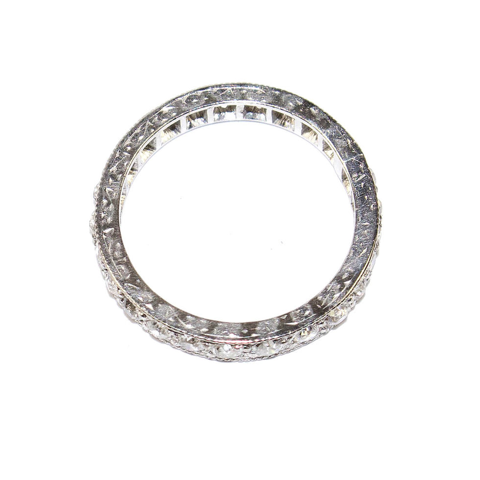 Art Deco Diamond Eternity Ring Size I