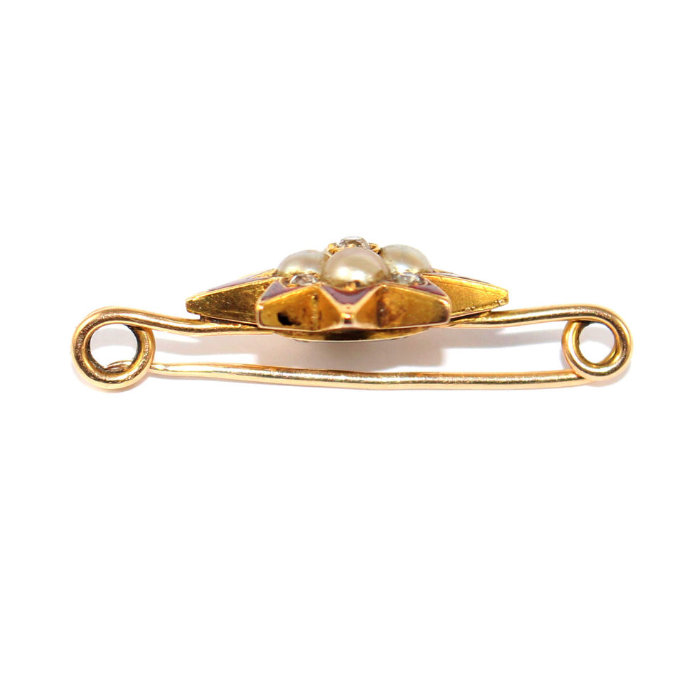 Antique diamond star Brooch UK