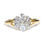 Thumbnail: Art Deco Diamond Cluster Ring