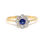 Thumbnail: Art Deco Sapphire engagement ring