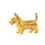 Thumbnail: Antique Gold West Highland Terrier Brooch