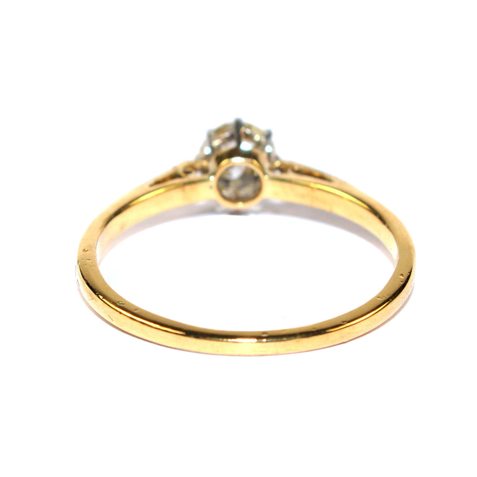 Edwardian Diamond Solitaire Ring