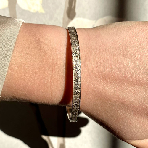 Victorian Tiffany & Co Silver Bangle c.1880 | Thomas Glover