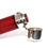 Thumbnail: Victorian Cranberry Glass Silver Double Ended Scent Bottle c.1900