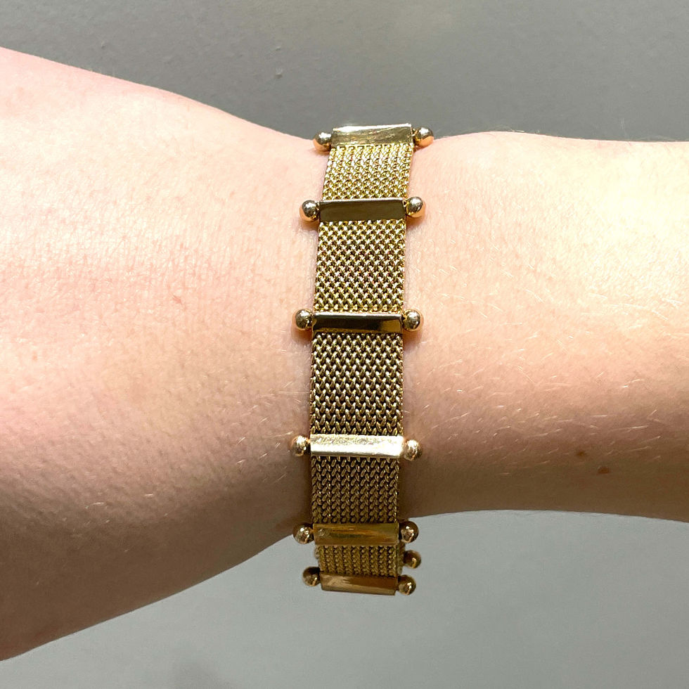 Gold Meshwork Bracelet UK