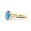 Thumbnail: Edwardian Black Opal engagement Ring UK