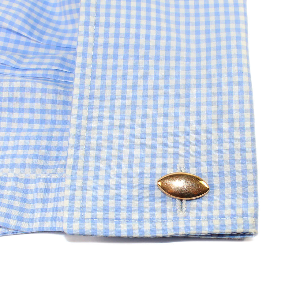 VICTORIAN GOLD TORPEDO CUFFLINKS SHREWSBURY