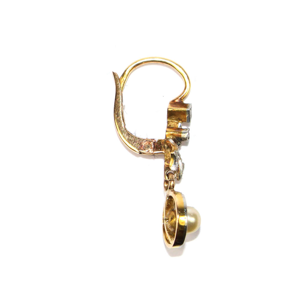 Edwardian Pearl Earrings UK