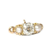 Victorian Pearl & Diamond Clasp UK