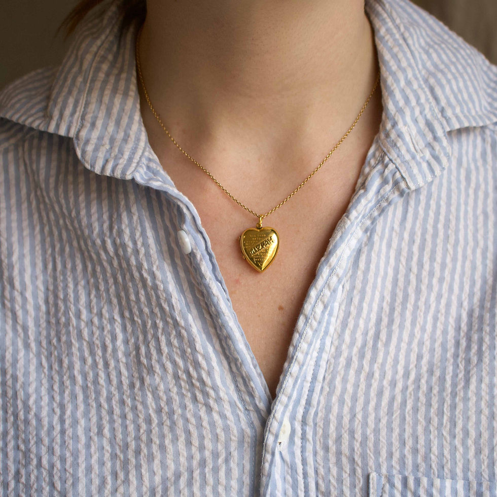 Antique MIZPAH Heart Locket