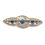 Thumbnail: Blue Sapphire & Diamond Brooch