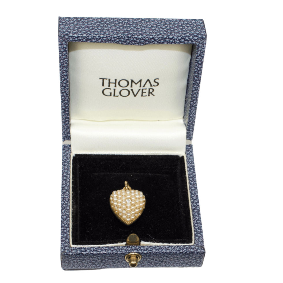 Antique Diamond Heart Locket