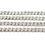 Thumbnail: Edwardian Heavy Silver Curb-link Guard Chain c.1910