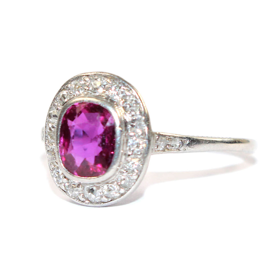Art Deco Ruby & Diamond Ring