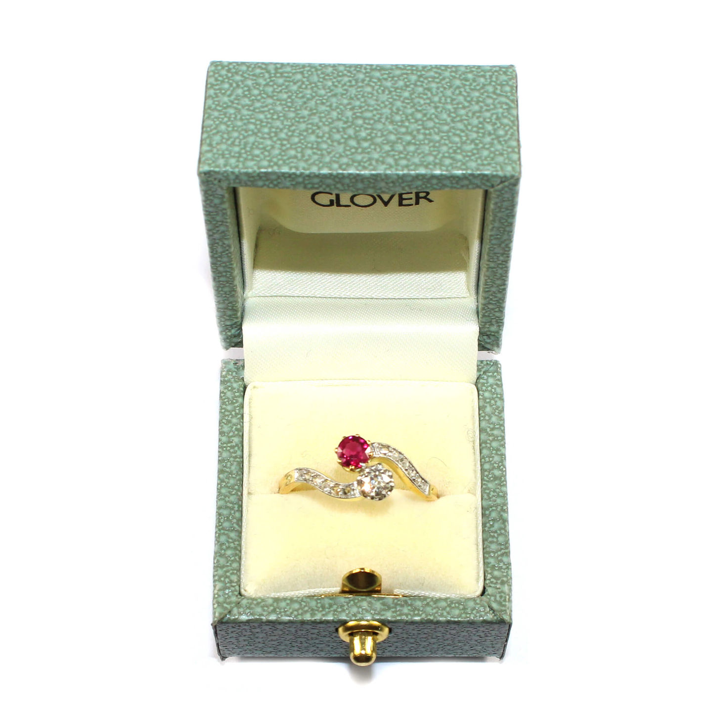 vintage Ruby and Diamond Ring UK