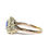Thumbnail: Victorian Sapphire & Diamond Cluster Ring c.1900