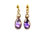 Thumbnail: Antique Amethyst Earrings