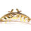 Thumbnail: Victorian Antique Crescent Brooch