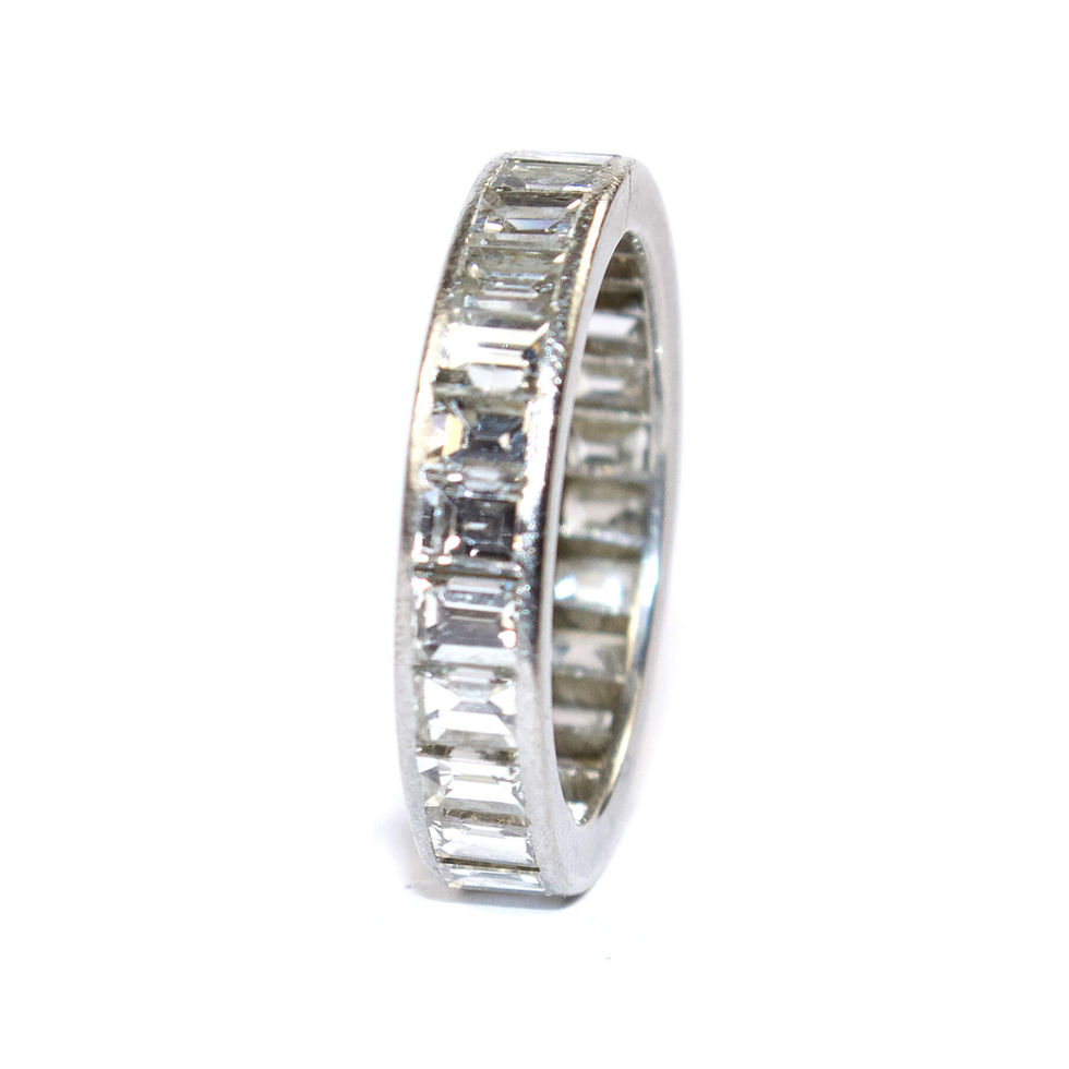 Baguette Diamond Eternity Ring size L