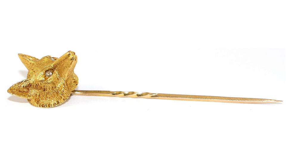 Victorian Fox Stickpin