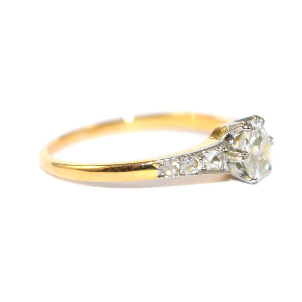 Edwardian Diamond Solitaire Ring