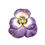 Thumbnail: Antique Enamel Pansy Brooch Floral Jewellery Shrewsbury