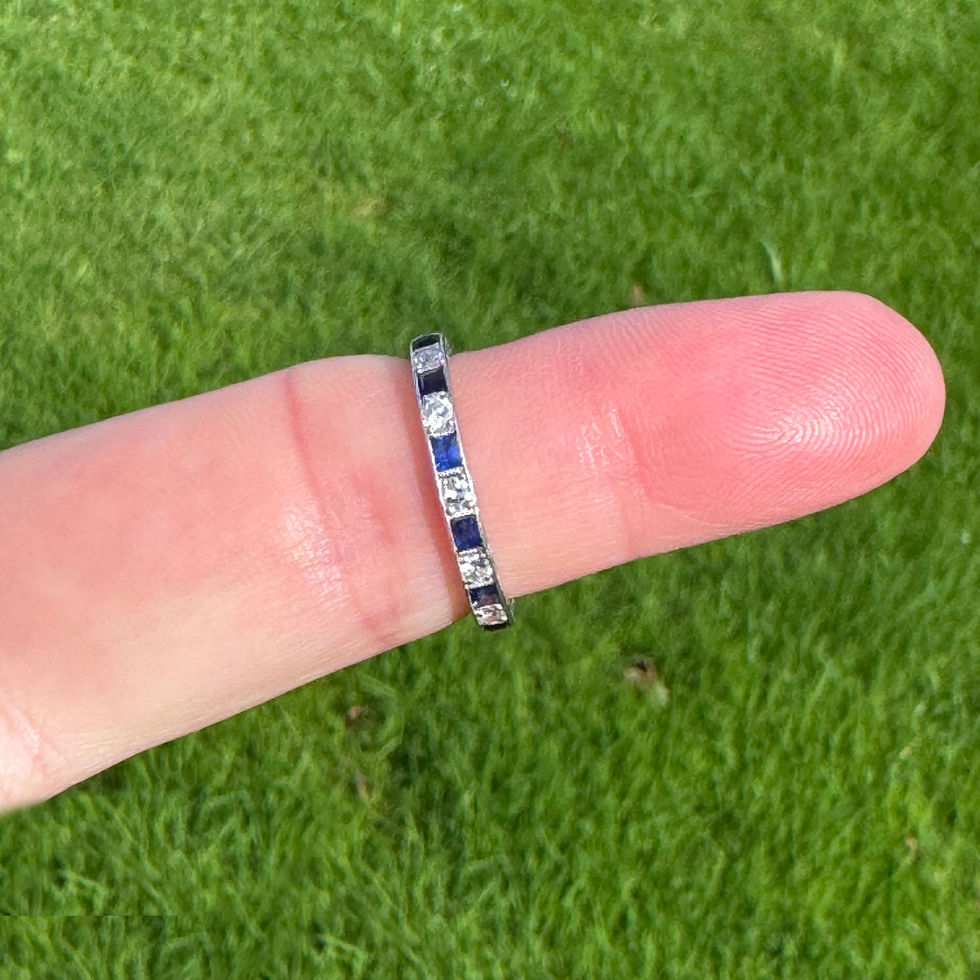 Art Deco Eternity Band size N½