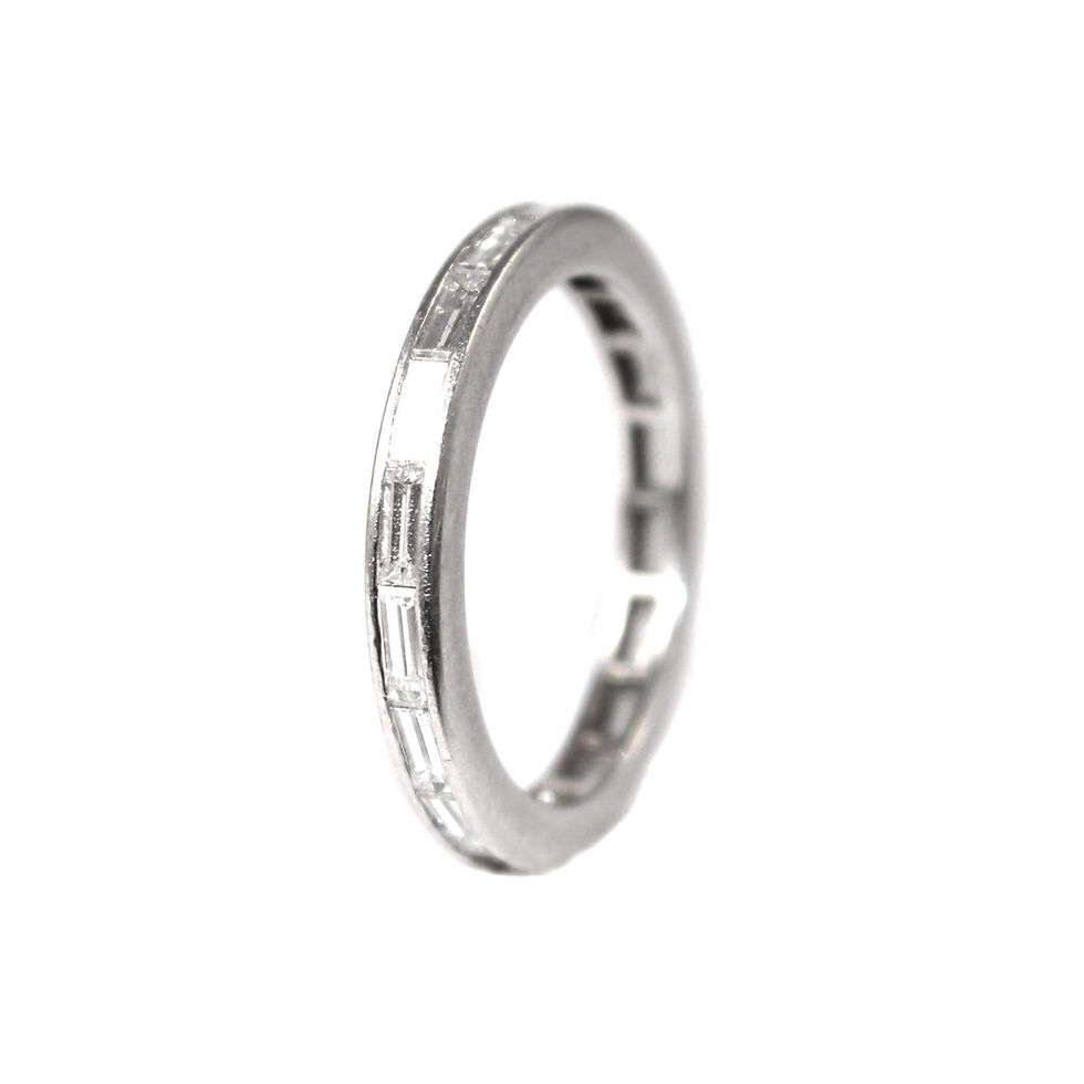 TIFFANY Baguette Diamond Eternity Ring size J