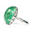 Thumbnail: Art Deco Cabochon Emerald Cocktail Ring