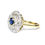 Thumbnail: Edwardian Sapphire & Diamond Double Cluster Ring